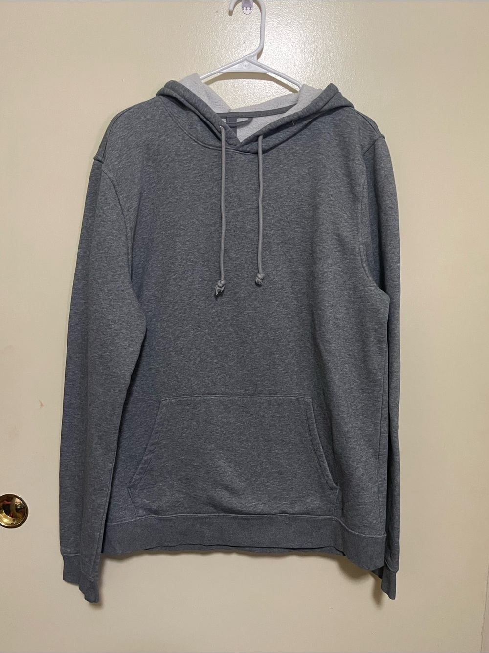 SKIMS Heather Gray Pullover Hoodie